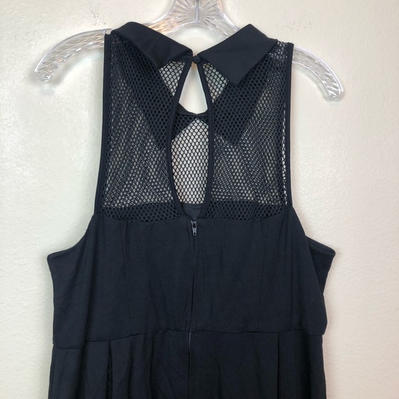 Torrid Mesh collar Pointe Black Dress - Picture 6 of 8